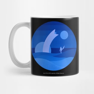 Minimalist Arrakis, Blue Moons Mug